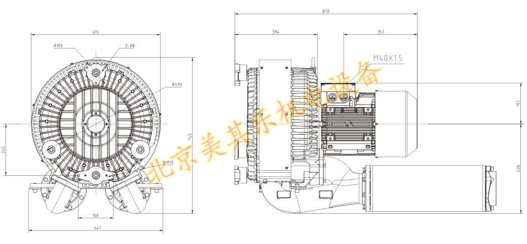 2GH943(15kw、20kw、25kw)大型工業(yè)風(fēng)機