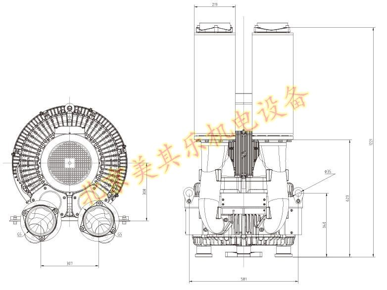 2GH943(15kw、20kw、25kw)大型工業(yè)風(fēng)機